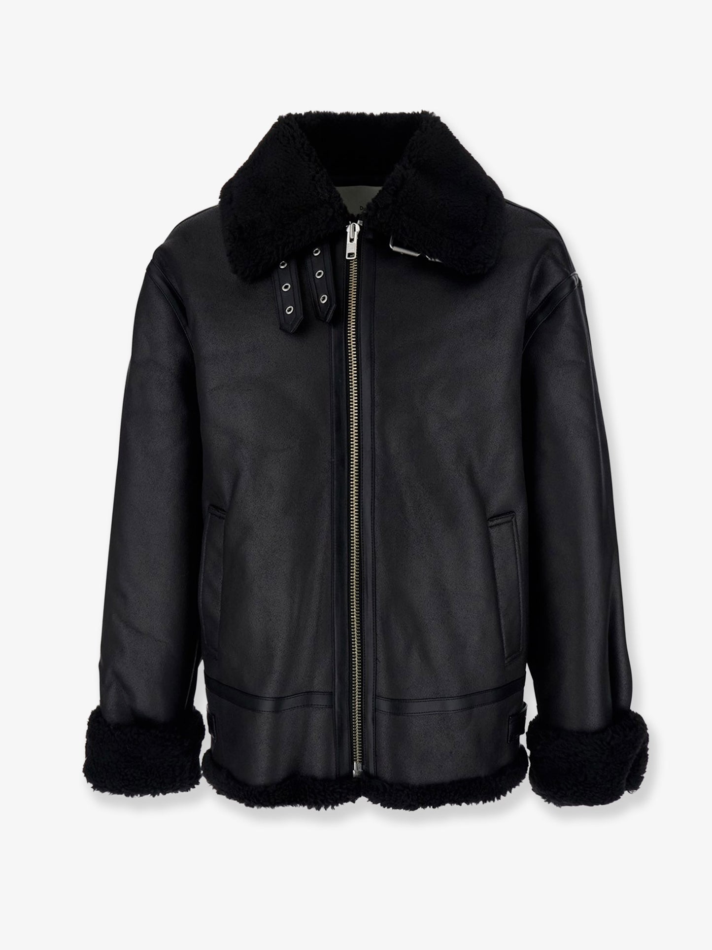 Unisex eco-shearling jacket
