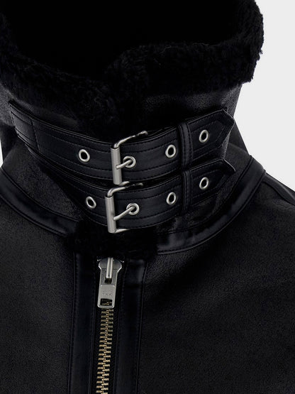 Unisex eco-shearling jacket thumbnail