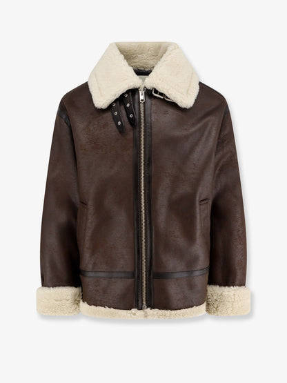 Unisex eco-shearling jacket thumbnail