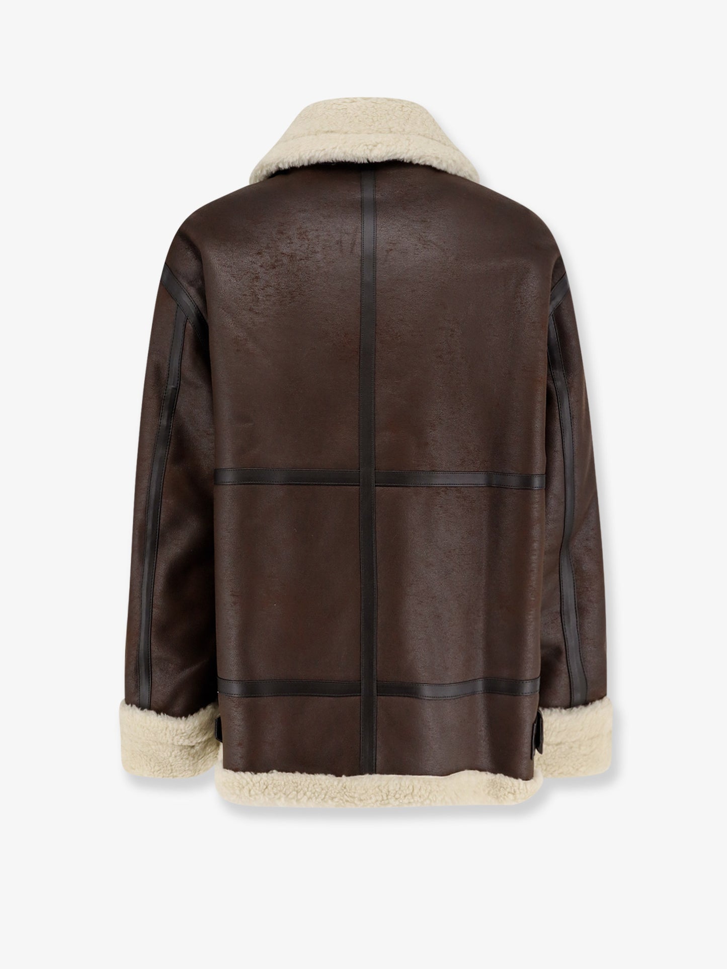 Unisex eco-shearling jacket