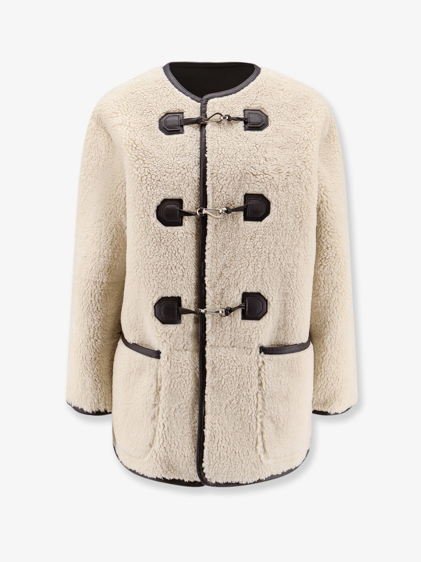 Cappotto in eco-shearling