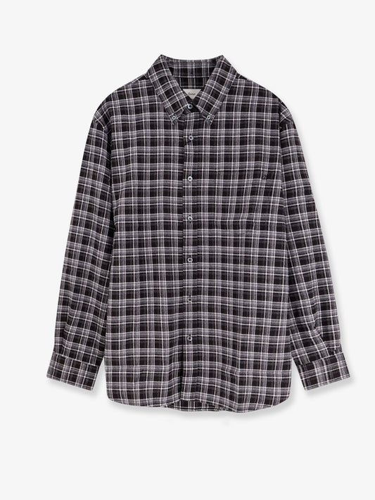 Unisex check flannel shirt