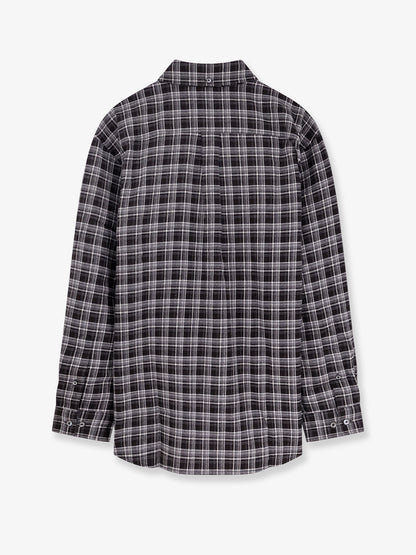 Unisex check flannel shirt thumbnail