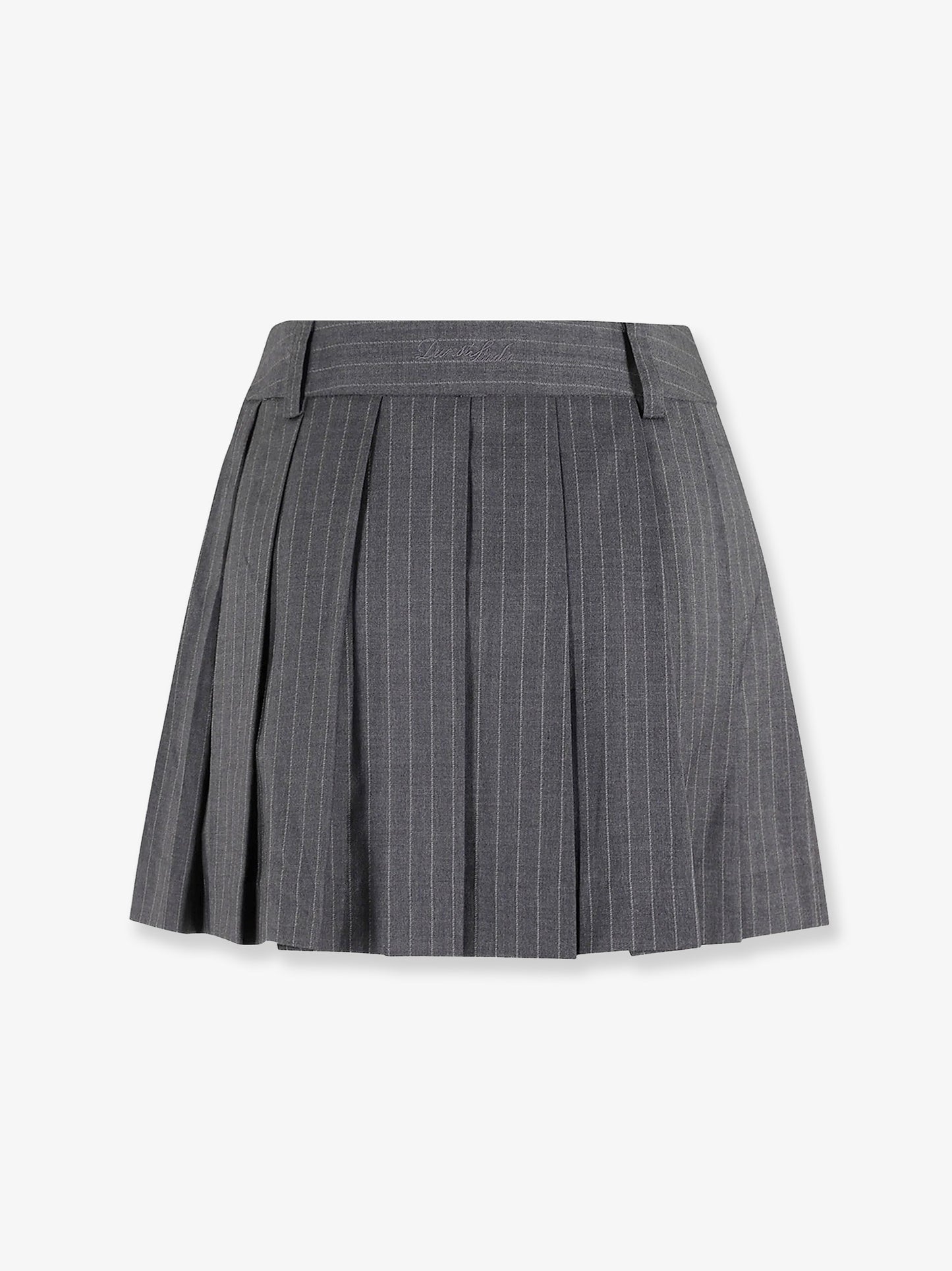 Pleated mini skirt