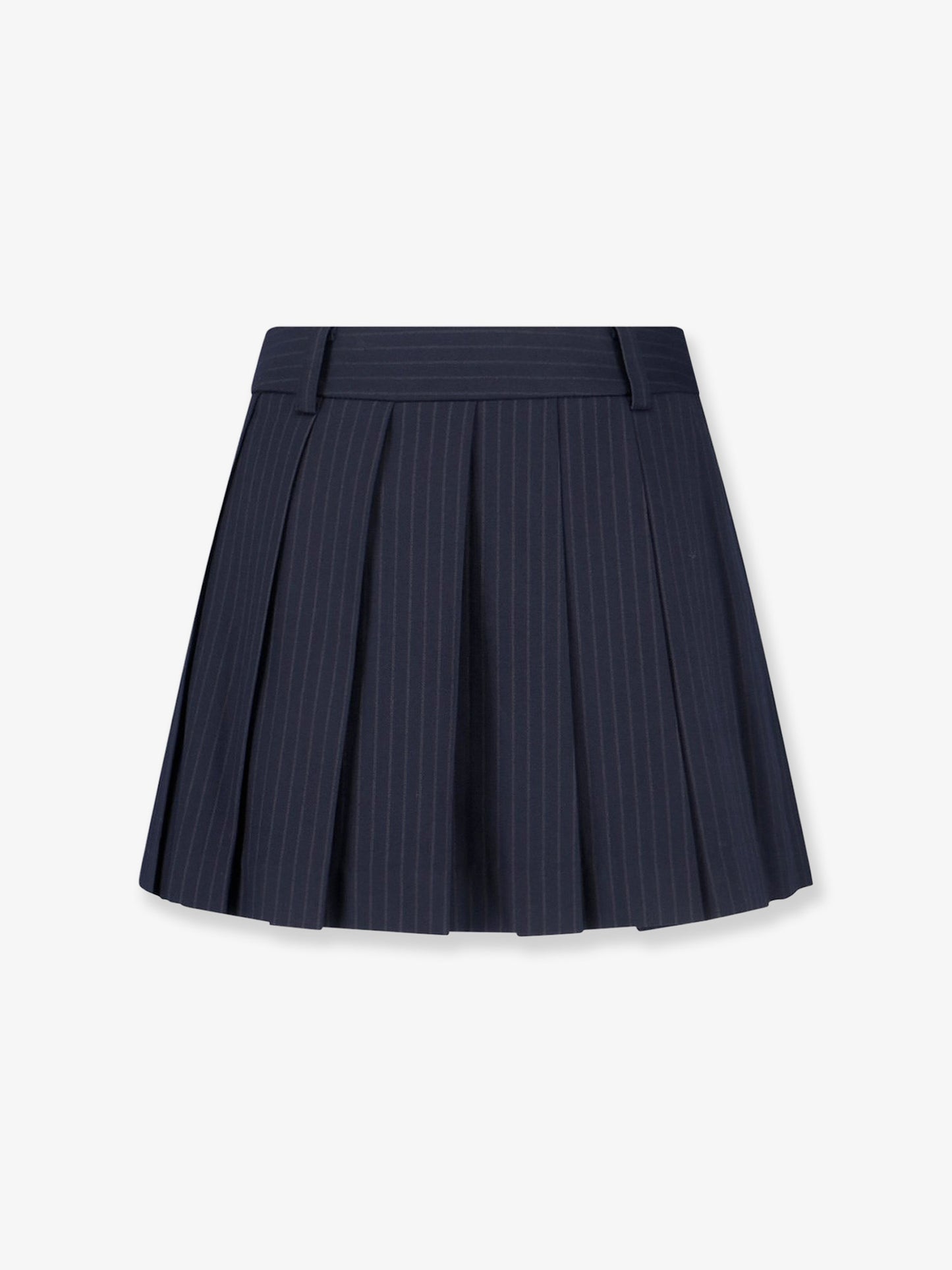 Pleated mini skirt