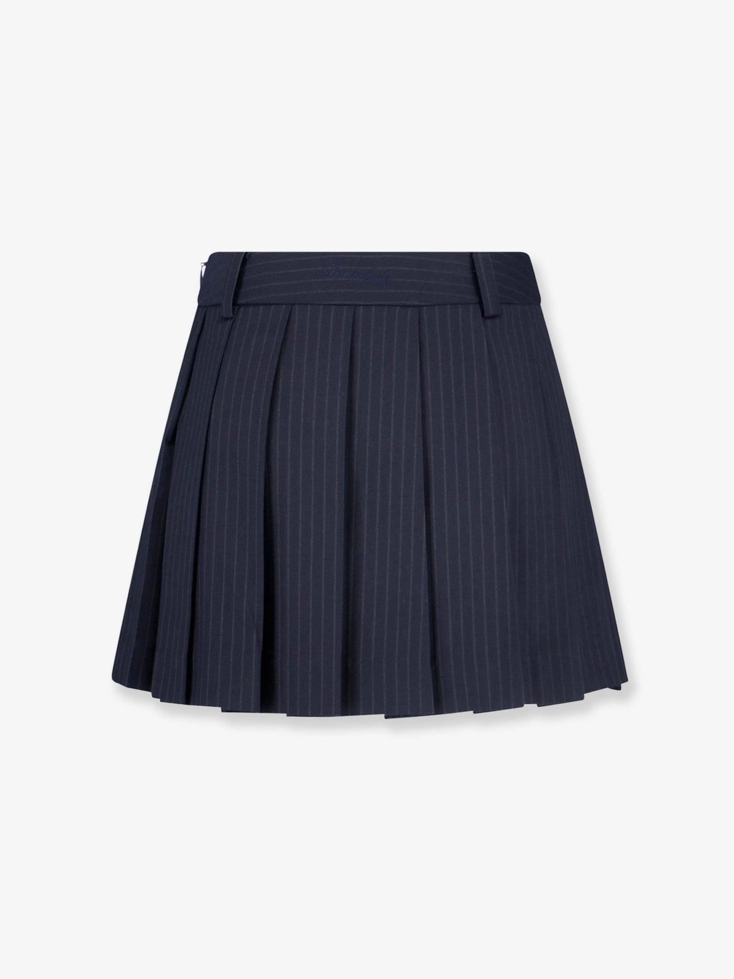 Pleated mini skirt