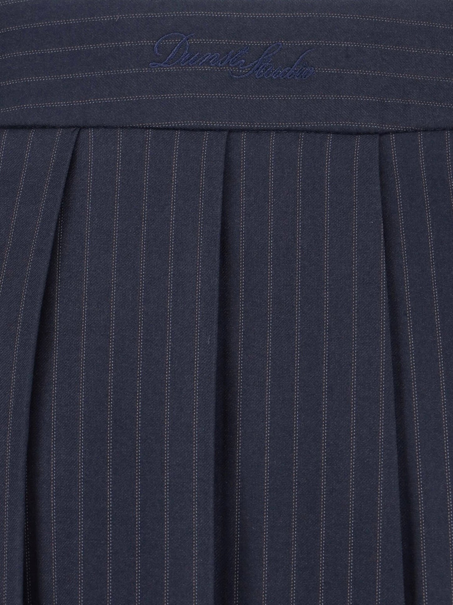 Pleated mini skirt