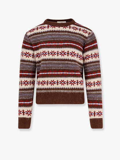 Fairisle wool blend sweater thumbnail