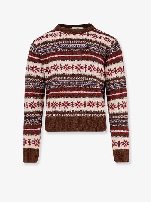 Fairisle wool blend sweater