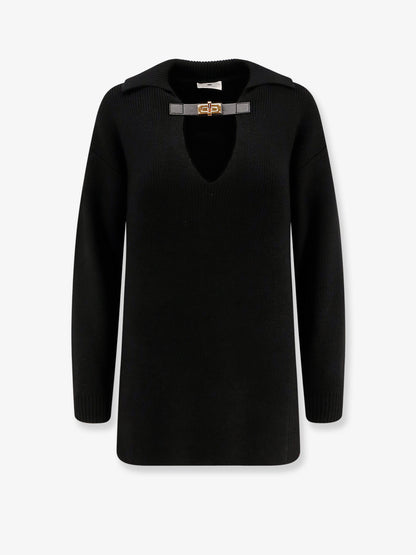 Ribbed wool blend sweater thumbnail