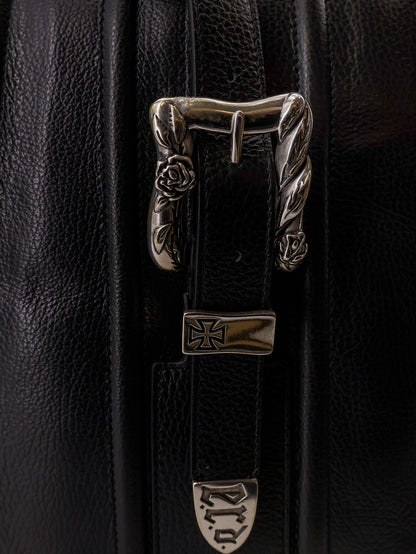 Belt Strap Weekender leather travel bag thumbnail