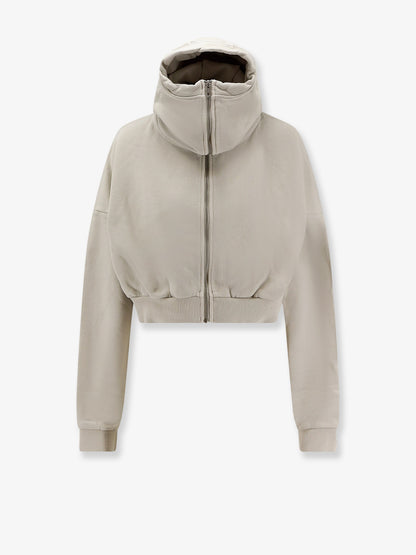 Cropped Full Zip cotton sweatshirt thumbnail