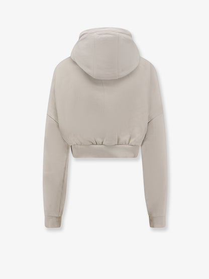 Cropped Full Zip cotton sweatshirt thumbnail