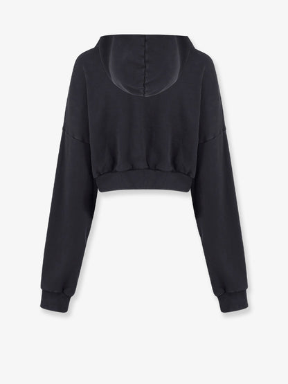 Cropped cotton sweatshirt thumbnail