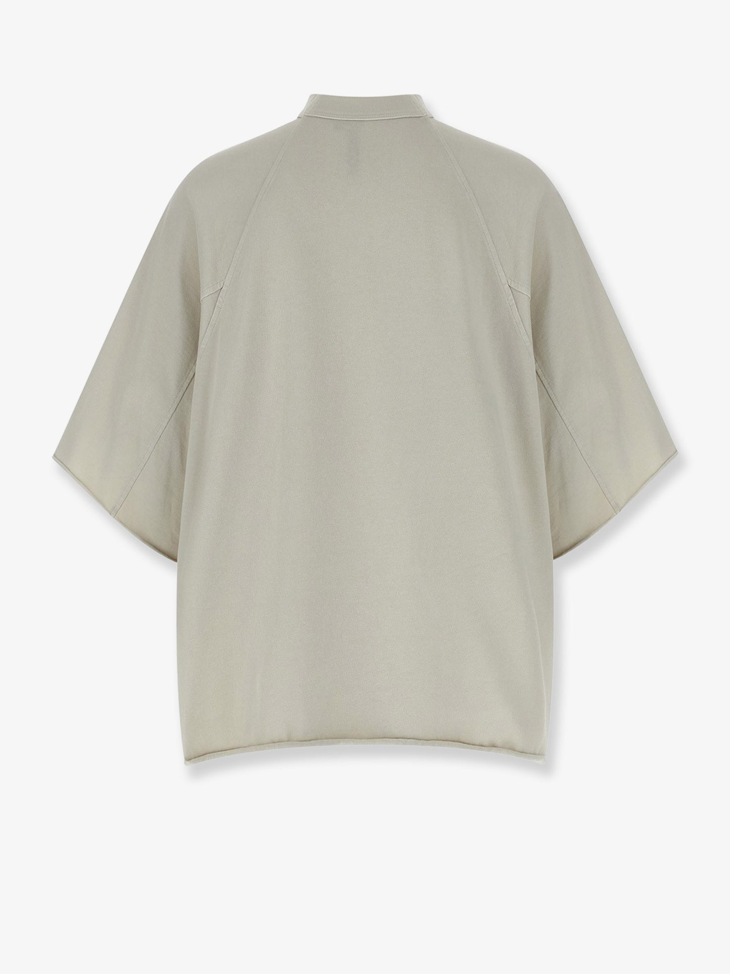 Cotton T-shirt with distressed effect