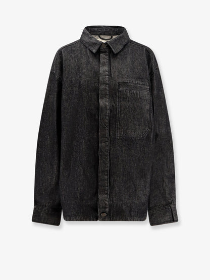 Camicia/Giacca Herculean in black denim thumbnail