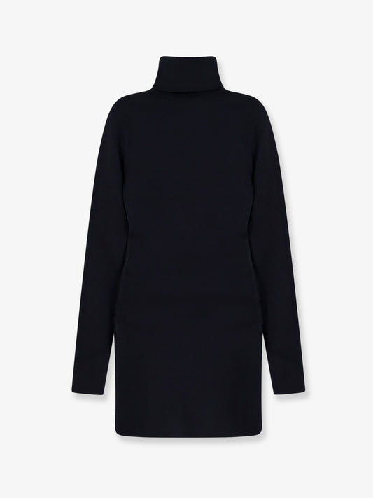 Viscose blend short dress