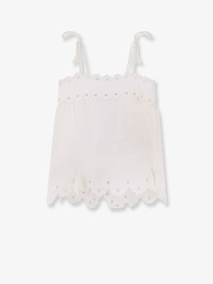 Top in lino traforato thumbnail