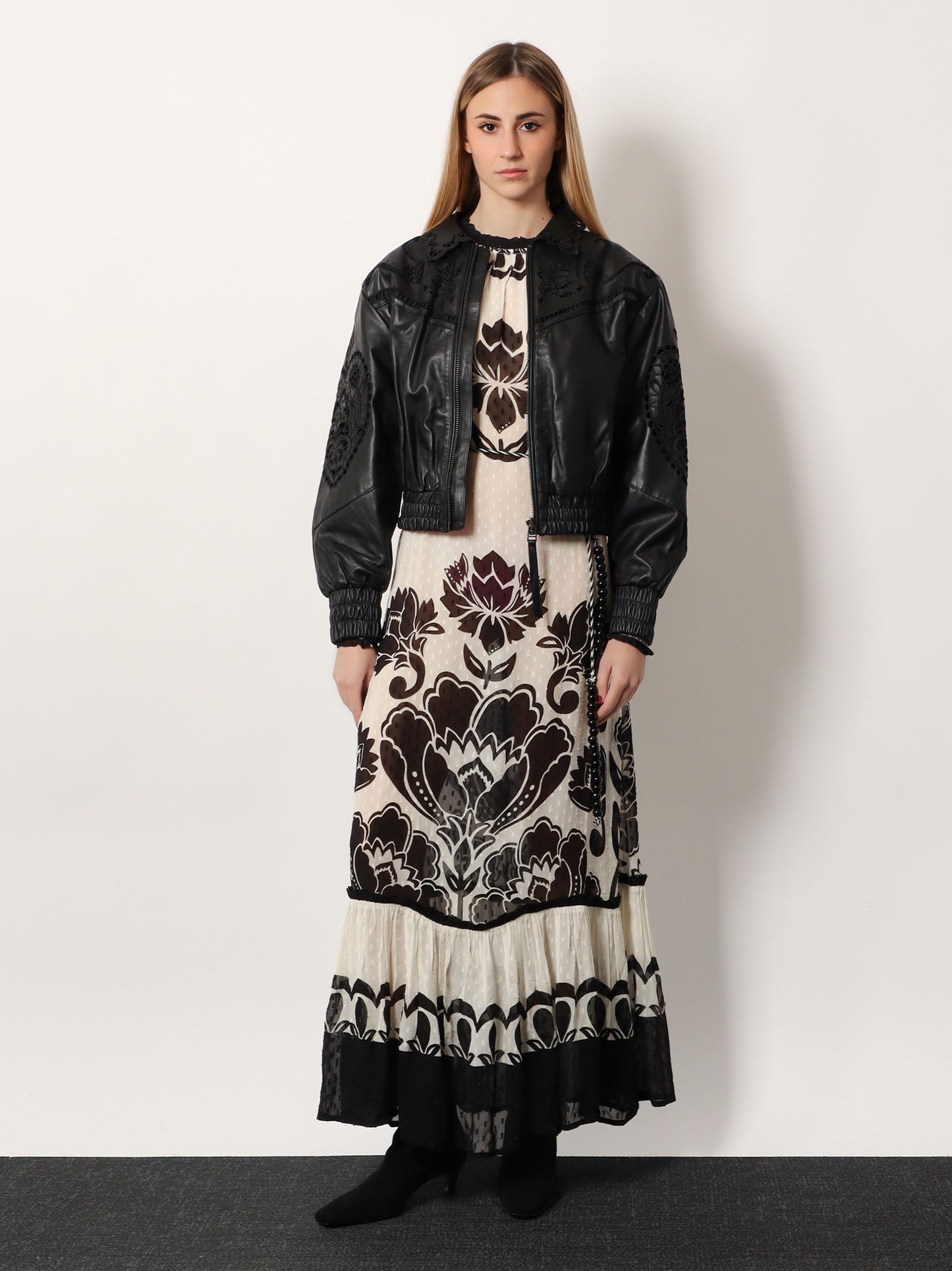 Richilieu Heart leather jacket