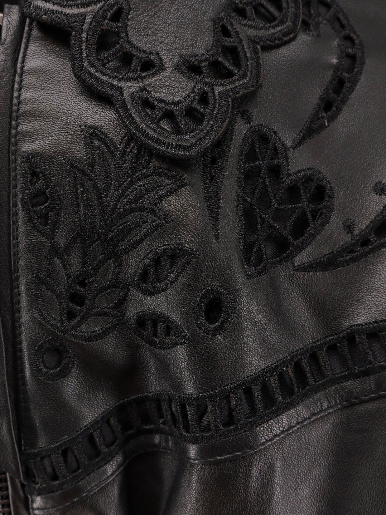 Richilieu Heart leather jacket