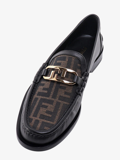 Fendi O' Lock leather loafer with FF insert thumbnail