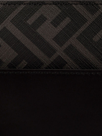 Squared FF leather clutch thumbnail