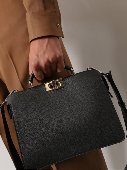 Peekaboo ISeeU Small leather crossbody bag thumbnail