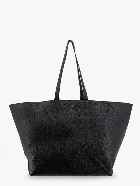 Diagonal selleria large leather shopping bag