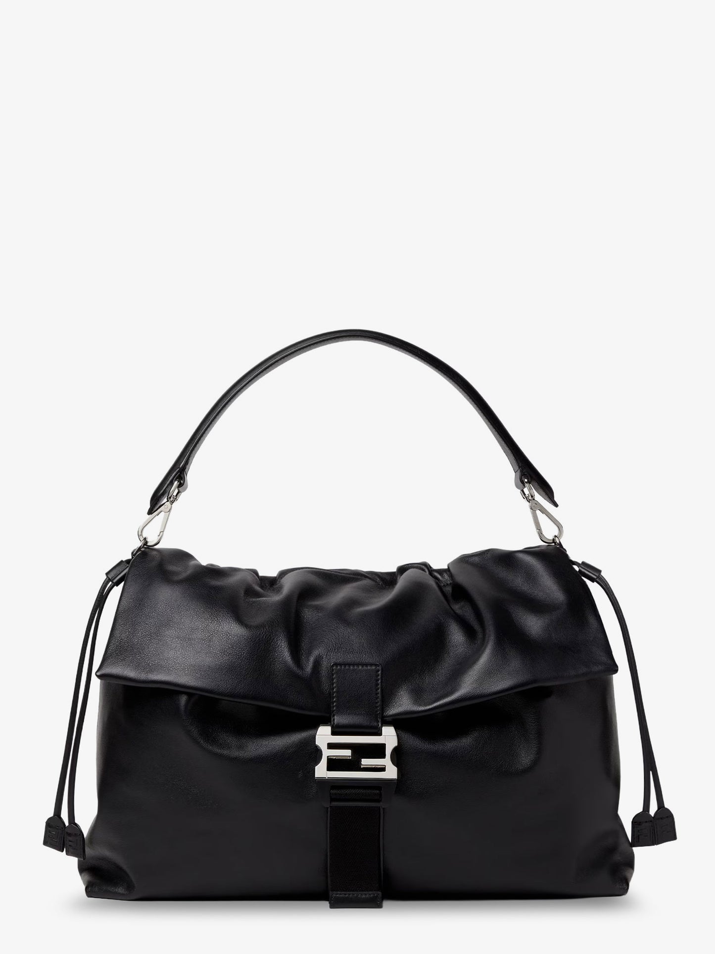 Fendi Flux Maxi Messenger leather crossbody bag