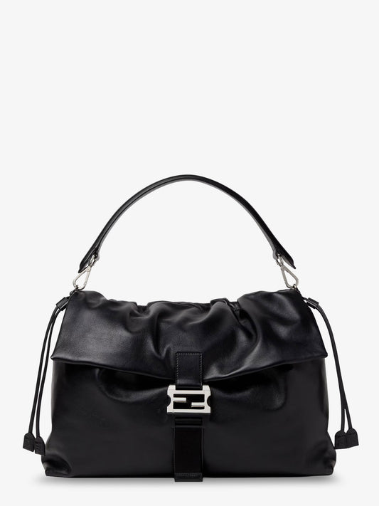 Fendi Flux Maxi Messenger leather crossbody bag