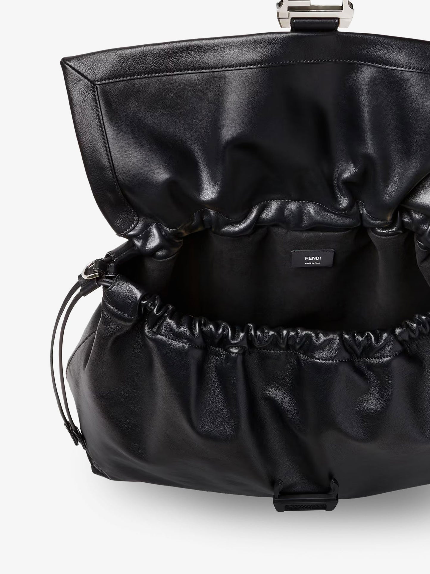 Fendi Flux Maxi Messenger leather crossbody bag