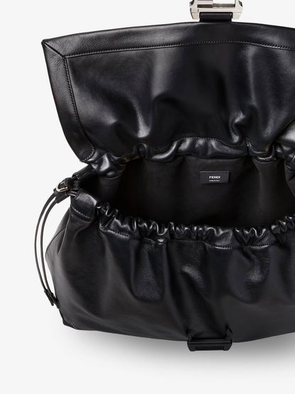 Fendi Flux Maxi Messenger leather crossbody bag thumbnail