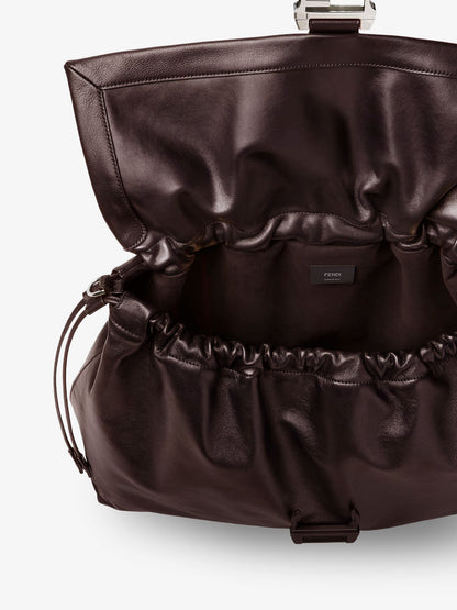 Fendi Flux Maxi Messenger leather shoulder bag thumbnail