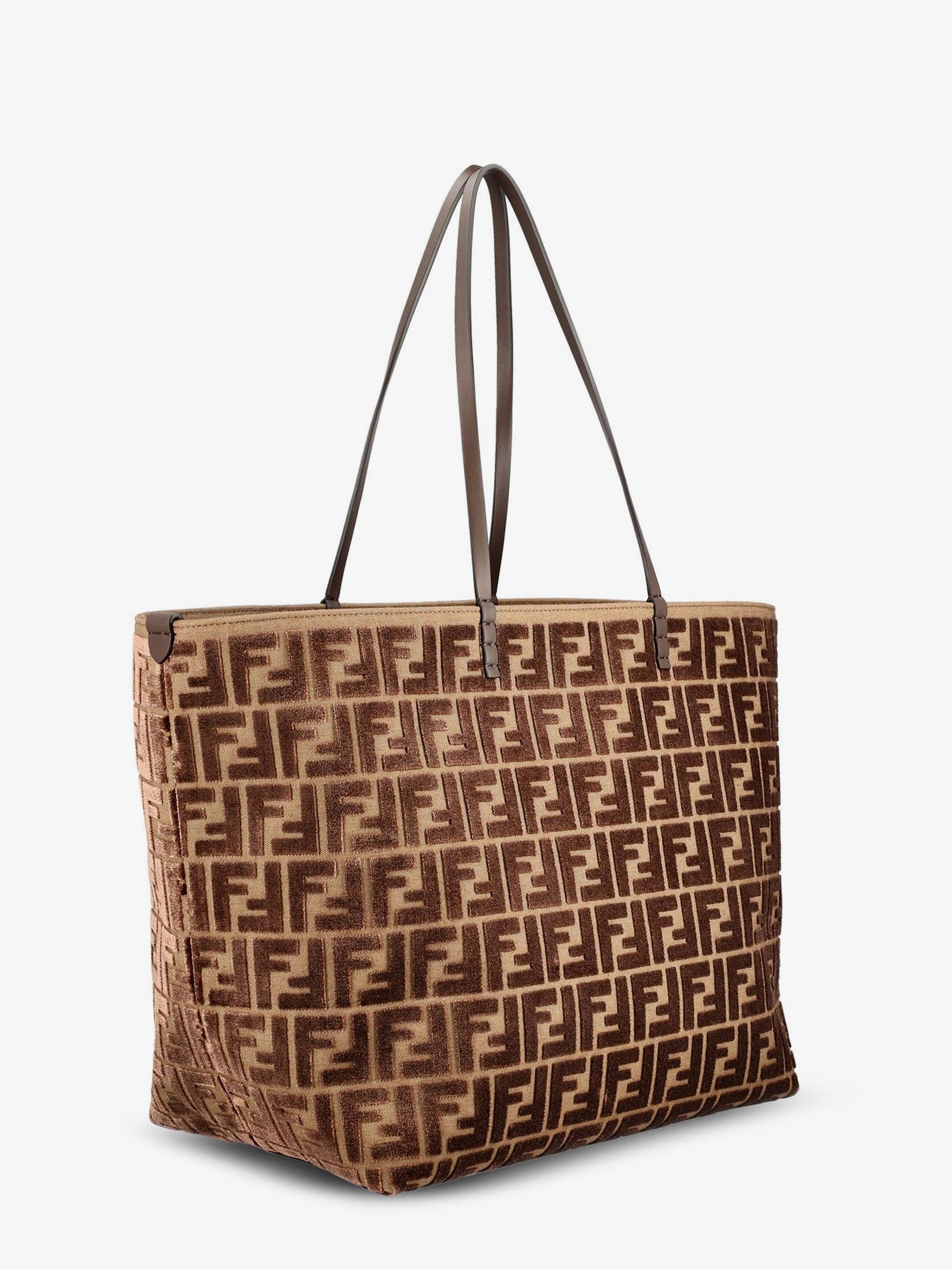 Roll Large FF jacquard fabric shopping bag FENDI - Nugnes1920