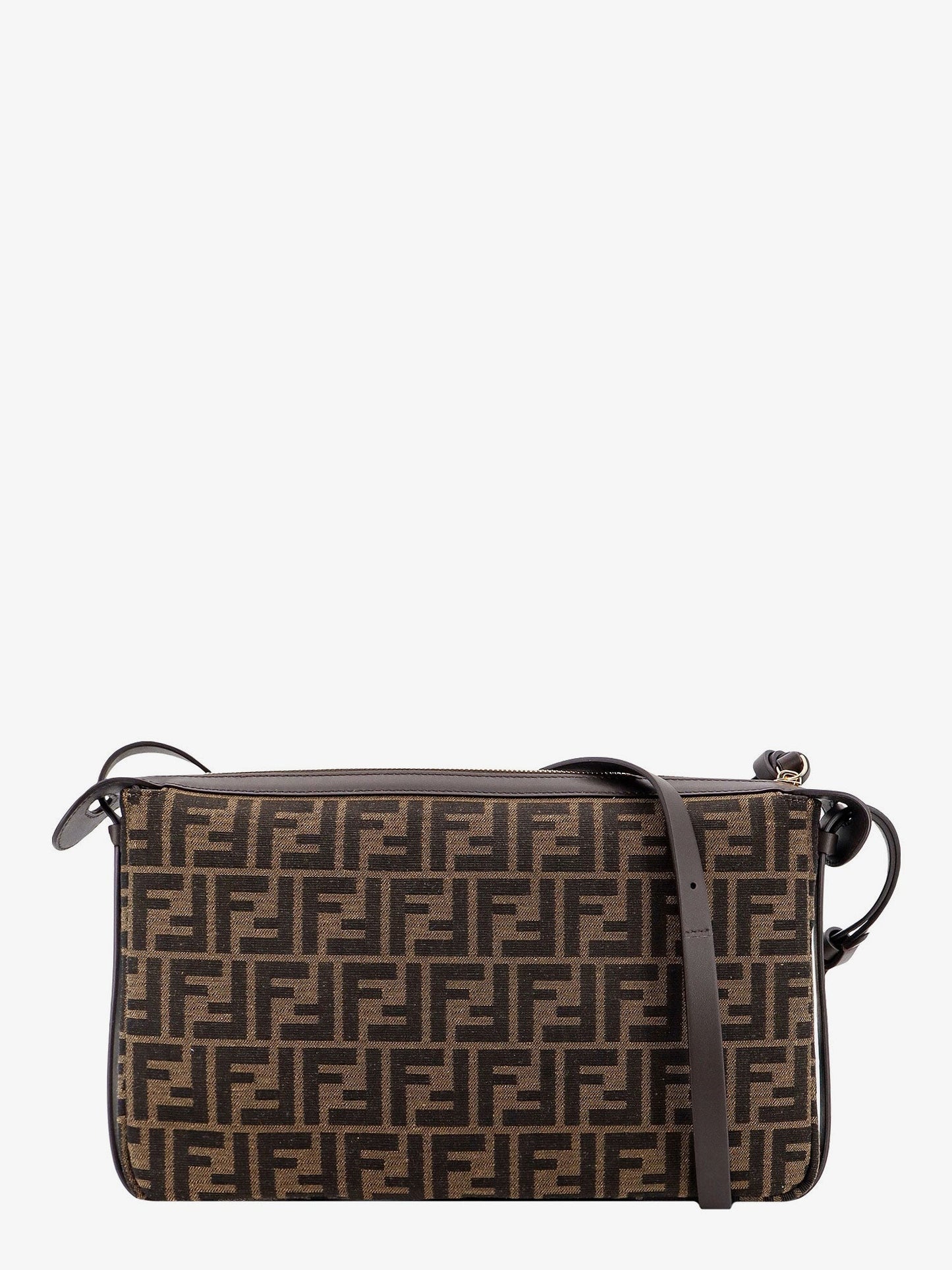 Simply Medium FF Jacquard Fabric crossbody bag