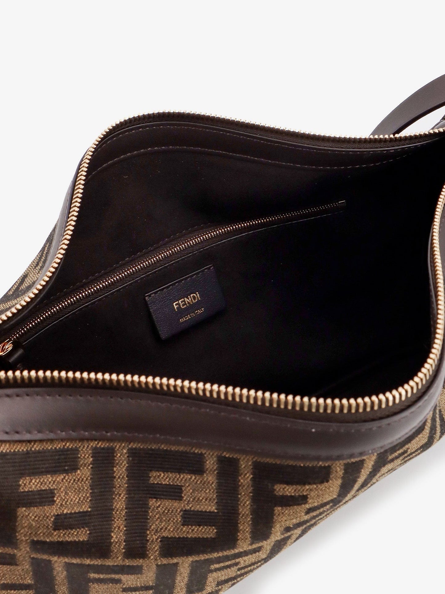 Simply Medium FF Jacquard Fabric crossbody bag