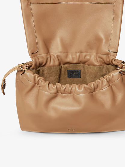 Borsa a spalla Mamma Baguette Large in nappa thumbnail