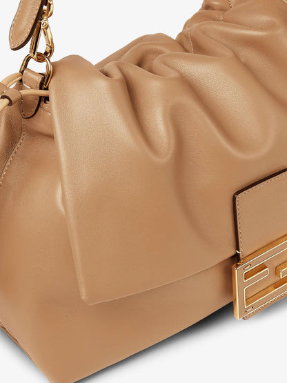 Borsa a spalla Mamma Baguette Large in nappa thumbnail