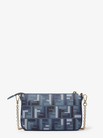 Pouch Baguette FF jacquard fabric shoulder bag thumbnail