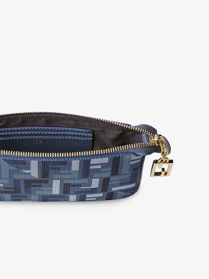 Pouch Baguette FF jacquard fabric shoulder bag thumbnail