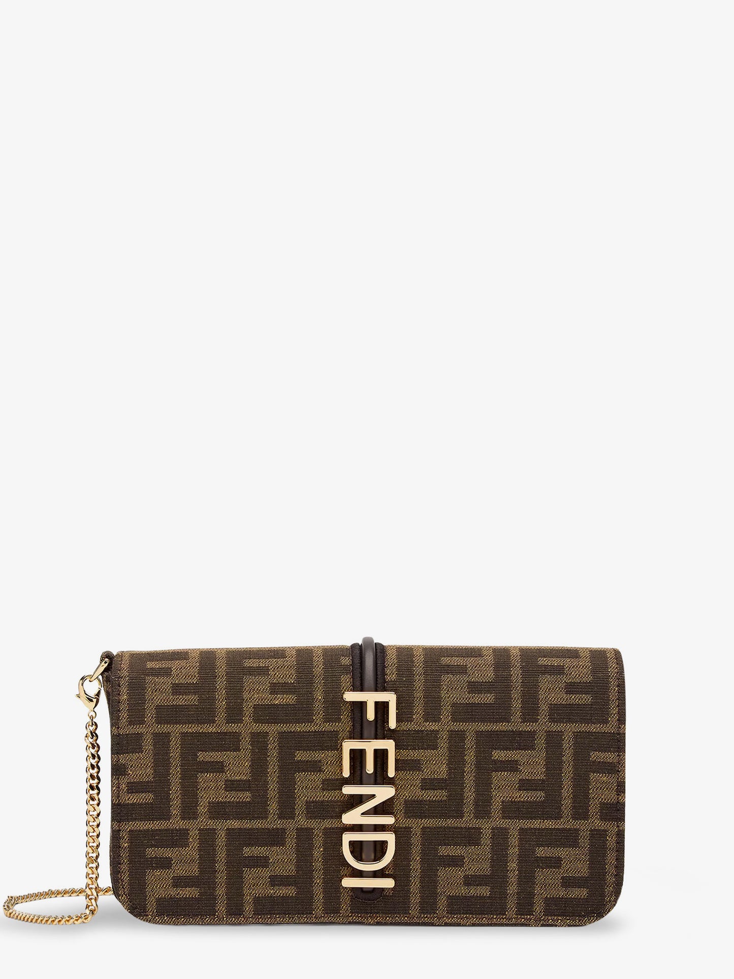 Wallet On Chain FF Jacquard Fabric wallet/bag
