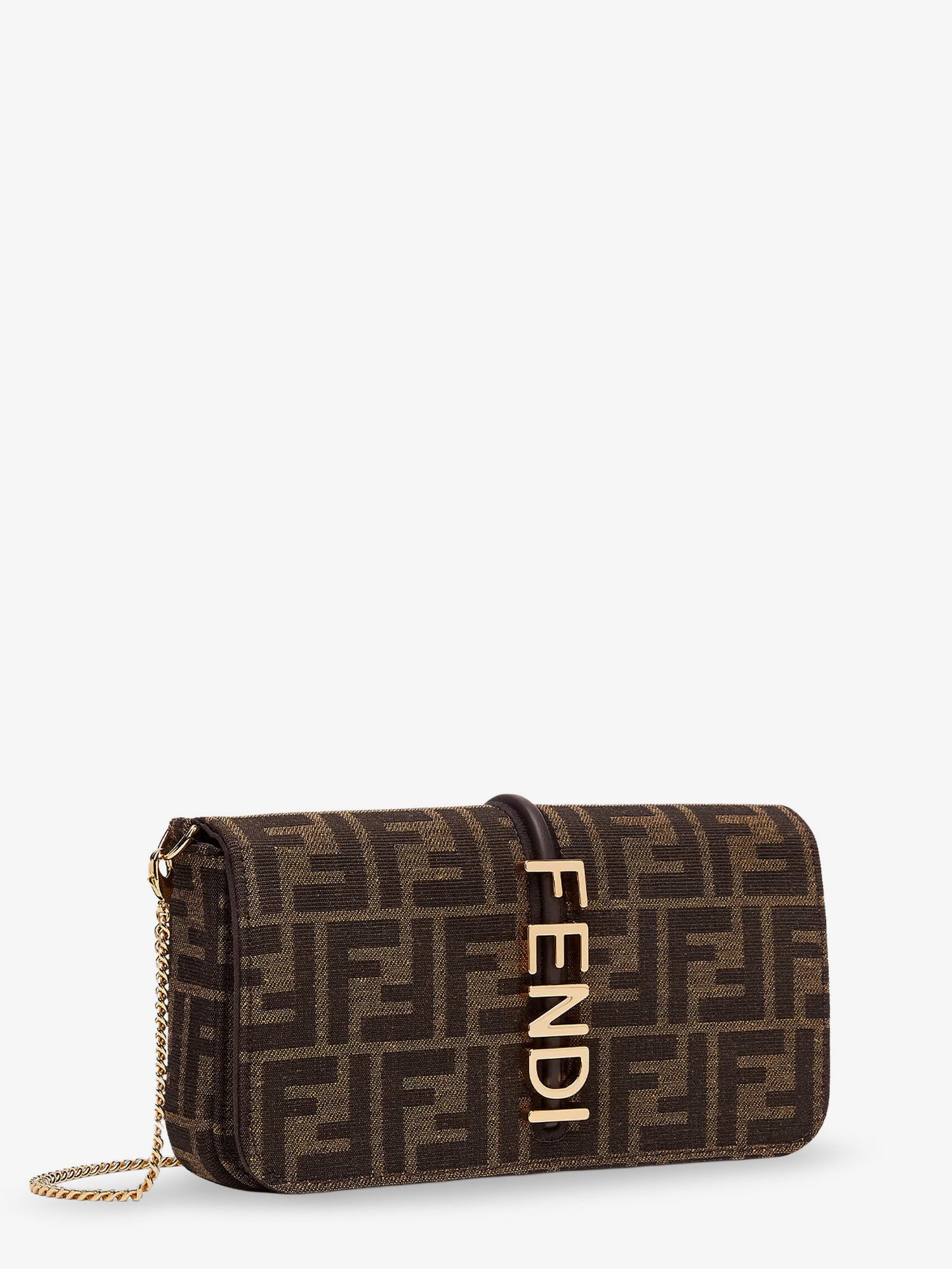 Wallet On Chain FF Jacquard Fabric wallet/bag