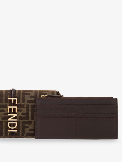 Wallet On Chain FF Jacquard Fabric wallet/bag thumbnail