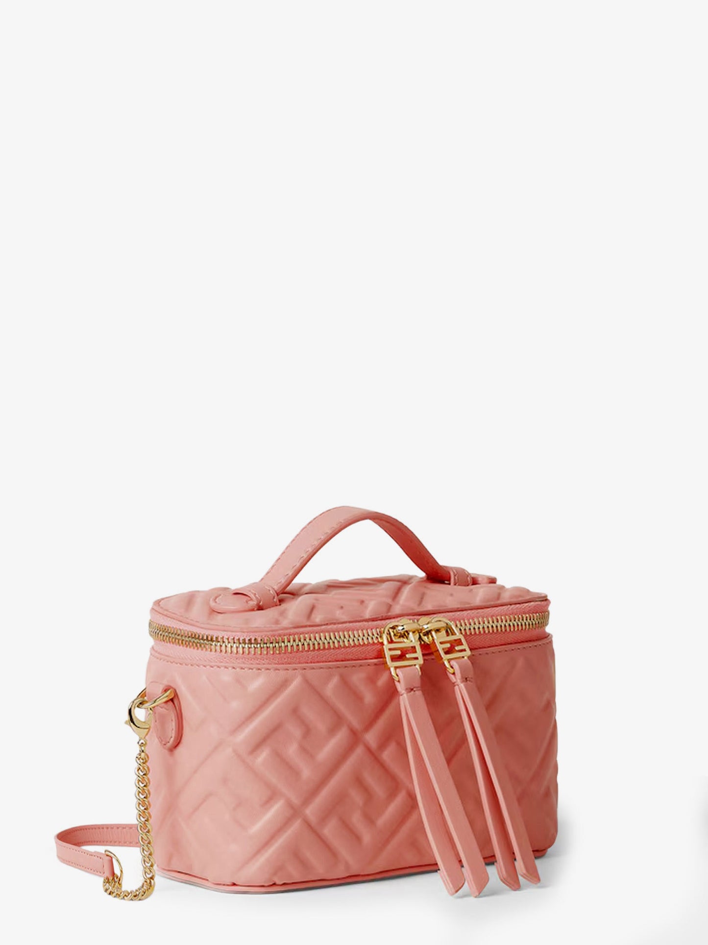 Vanity leather shoulder bag with FF motif