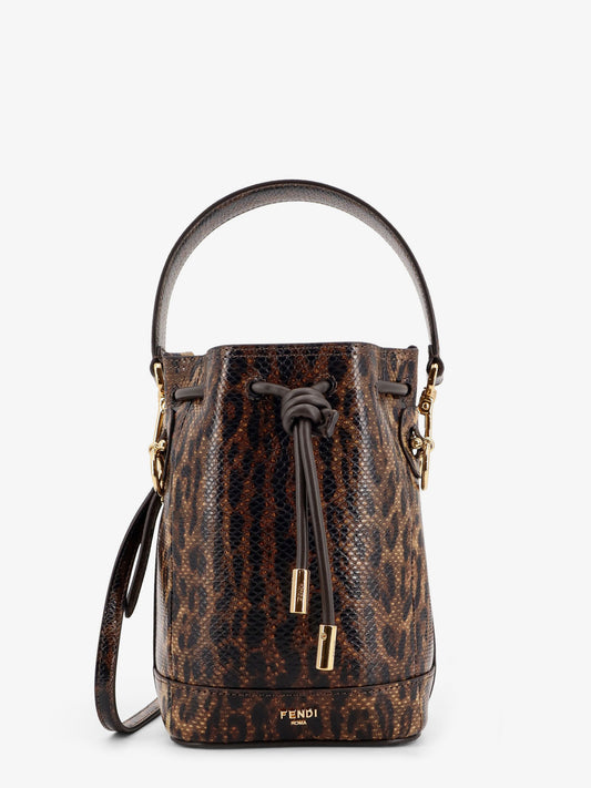 Mini Mon Tresor bucket bag with Fendi Leo motif