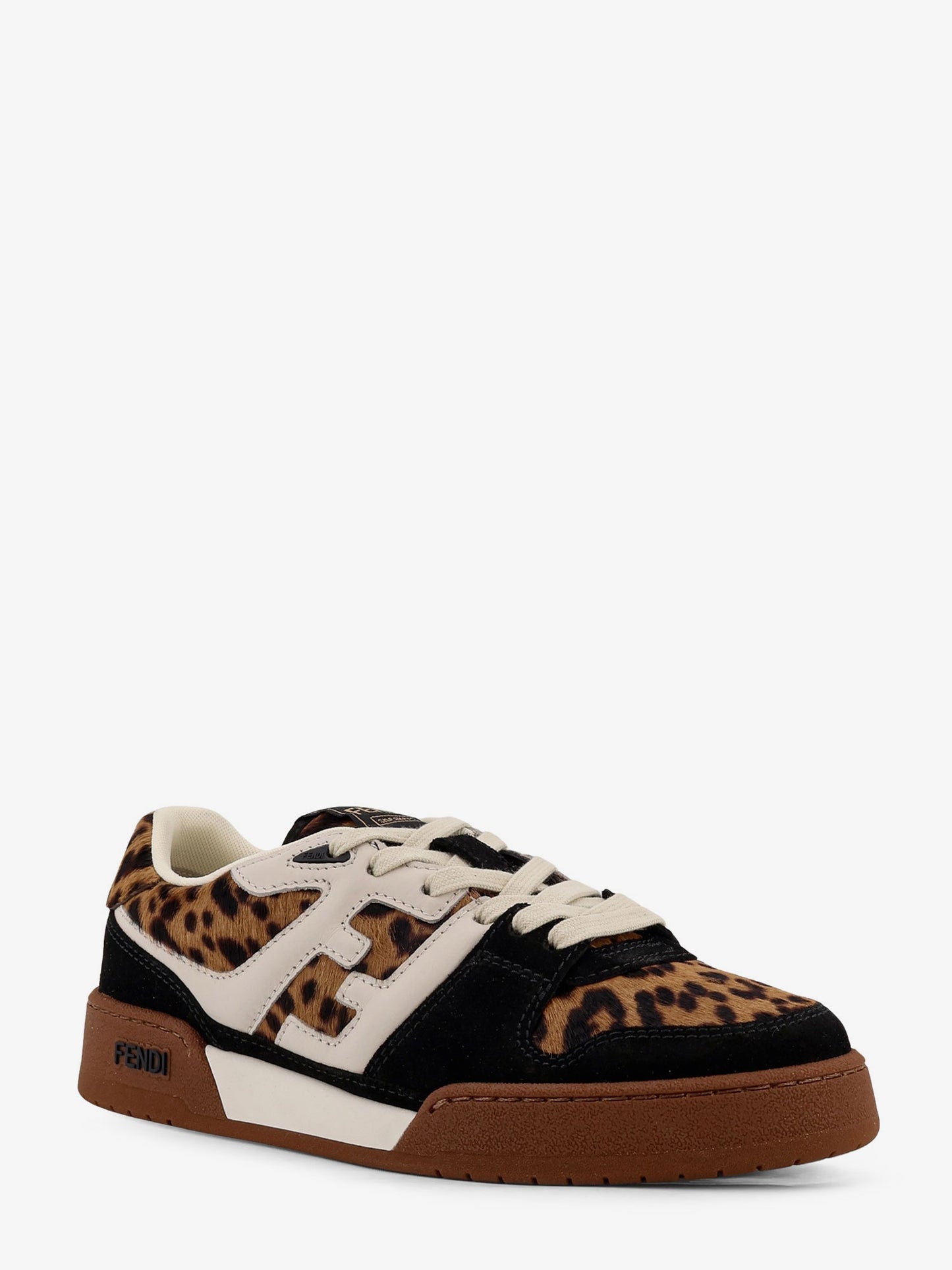 Sneakers low-top Fendi Match in suede e cavallino