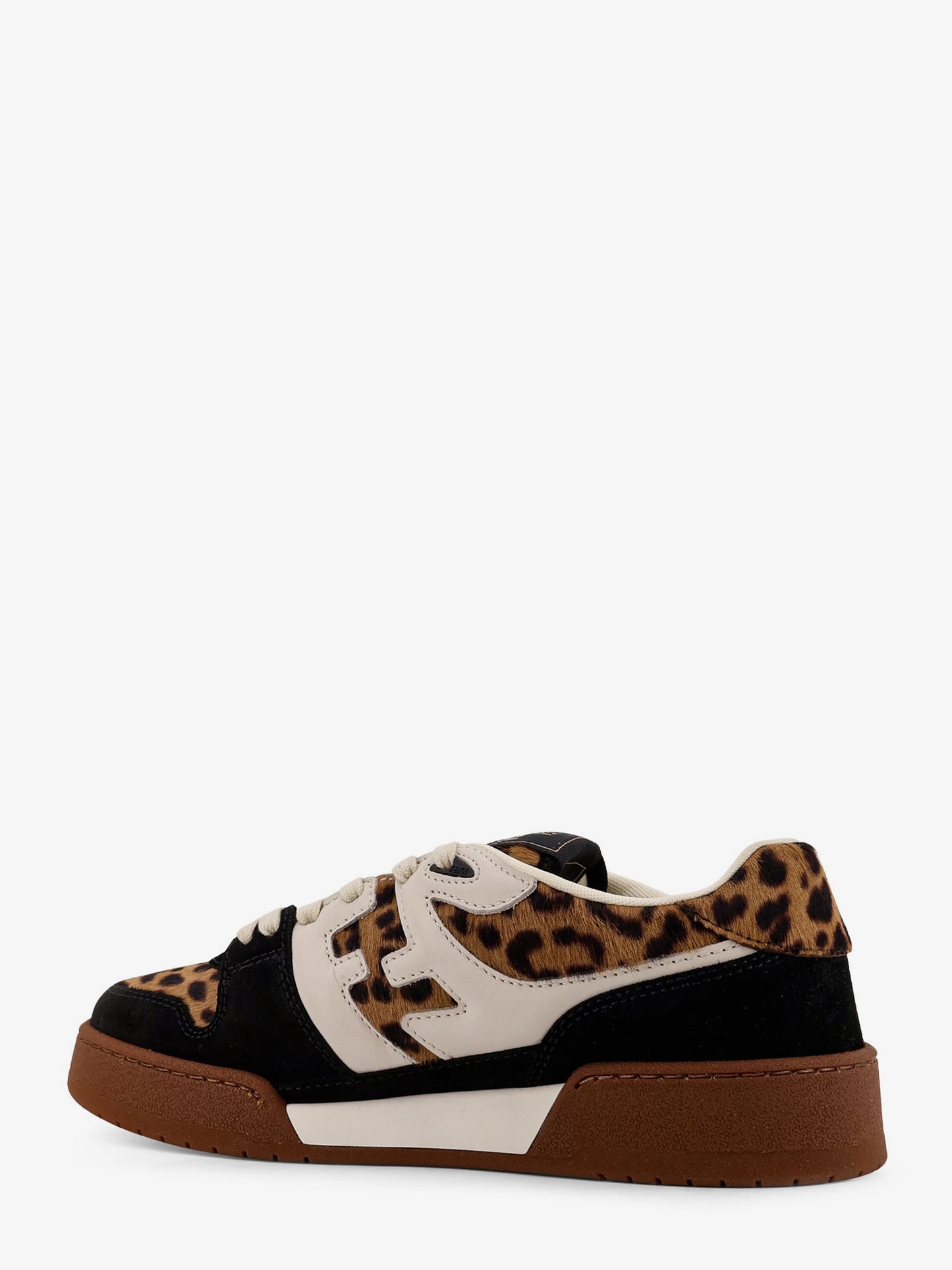 Sneakers low-top Fendi Match in suede e cavallino