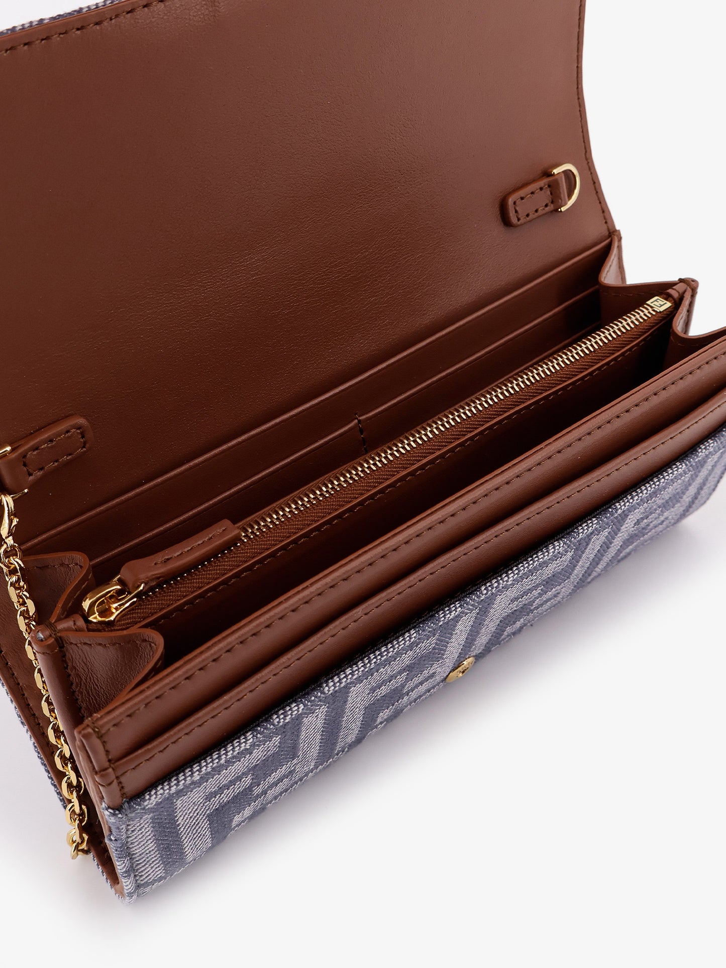 Ladies Wallet Fendi Baguette Continental Leather Wallet Fendi