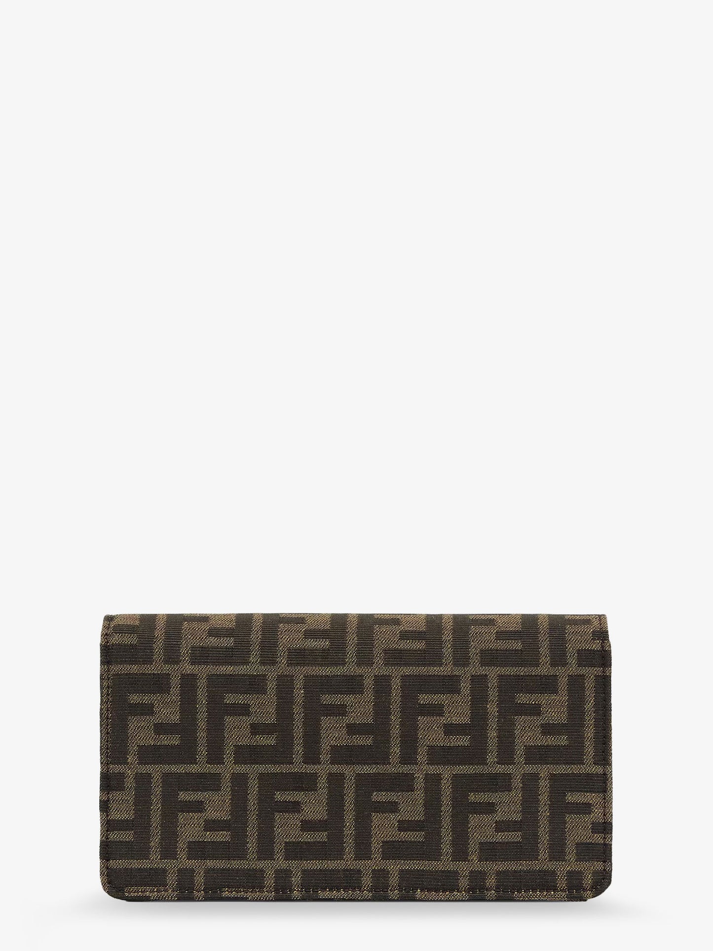 Baguette Wallet on Chain FF jacquard fabric shoulder bag