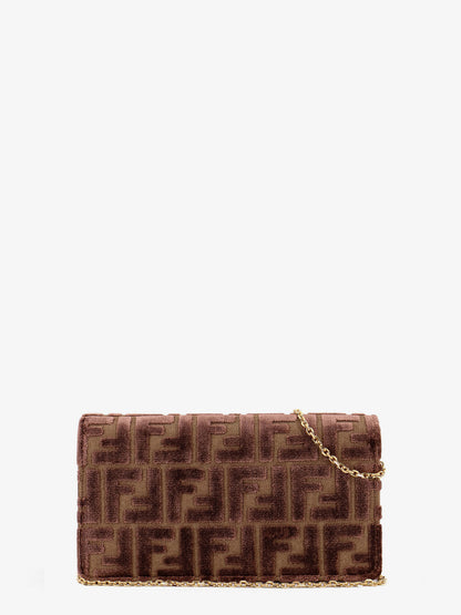 Wallet On Chain Baguette FF velvet jacquard bag thumbnail